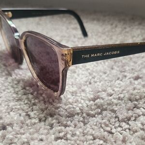 Marc Jacobs Black and Purple Wayfarer Sunglasses